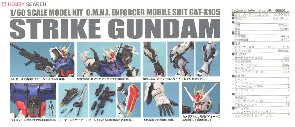 ストライクガンダム (PG) (ガンプラ) 商品画像4