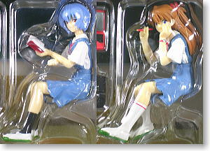 新世紀エヴァンゲリオン　フィギュアセット-自習時間-　レイ＆アスカ2体セット(プライズ)
