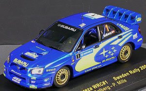 スバル インプレッサ WRC #1 スウェーデンラリー2004 P.Solberg/P.Mills (ミニカー)