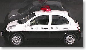 ニッサン マーチ 2002 パトロール 岩手県警察車両仕様 (ミニカー)