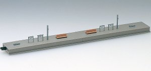 島式ホーム (ローカル型) 屋根なし延長部 (鉄道模型)