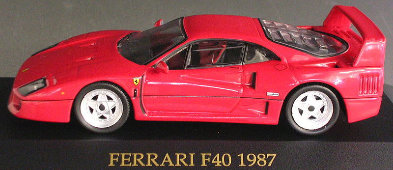 フェラーリ F40 (レッド) (ミニカー) 商品画像1