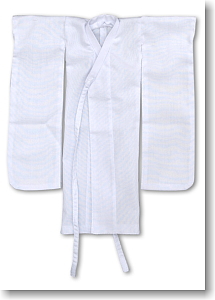 Underkimono for Long-Sleeved Kimonos (White) (Fashion Doll)