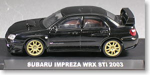 スバル インプレッサ WRX Sti 2003 (ブラック) (ミニカー)