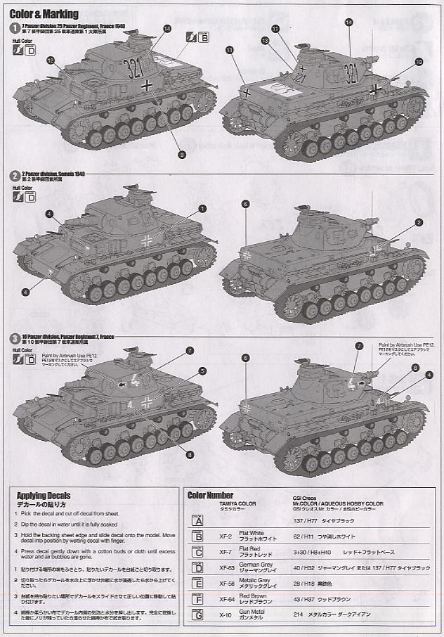 ドイツIV号戦車D型 (プラモデル) 塗装1