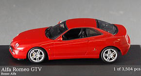 ALFA ROMEO GTV 2004 RED (ミニカー)