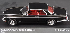 JAGUAR XJ COUPE SERIES II 1975 BLACK (ミニカー)
