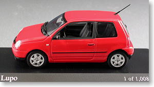 VW LUPO 2004 RED (ミニカー)