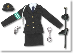 Lady Police Set (Navy) (Fashion Doll)