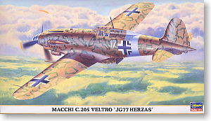 マッキ C.205 ベルトロ JG77 ヘルツアス (プラモデル)