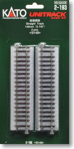 (HO) Unitrack Straight Track 149mm (5 7/8``) < S149 > (2pcs.) (Model Train)