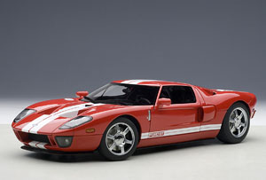 Ford GT 2004 (red / white stripes) (Diecast Car)