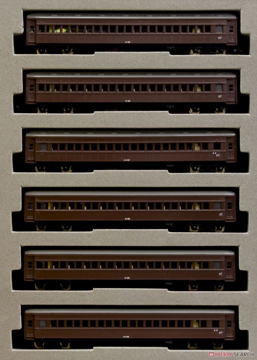 国鉄 20m級 旧形客車 三等車セット (6両セット) (鉄道模型) 商品画像1