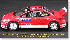 プジョー307 WRC フィンランドラリー2004ウイナー (No.5/M.グロンホルム) (ミニカー)