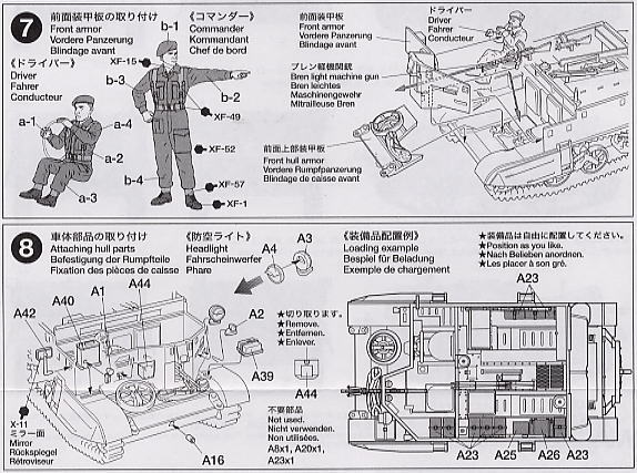 イギリス・ブレンガンキャリヤーMk.II (プラモデル) 設計図3