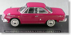 日野 コンテッサ 1300 クーペ 1964 (ワインレッド) (ミニカー)