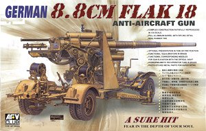 ドイツ8.8cm対空砲 Flak18 (プラモデル)