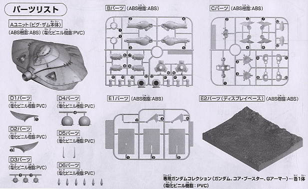 ガンダムコレクション 1/400 ビグザム (ガンプラ) 設計図4