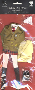 Private Girls` School Uniform Set (Junior High School Type) (Fashion Doll)