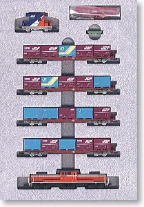 【限定品】 臨時高速貨物8554列車 (推進運転コンテナ列車) セット (6両セット) (鉄道模型)
