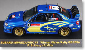 スバル インプレッサ WRC (No.1/ウェールズラリー GB 2004/ウイナー) (ミニカー)