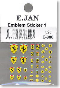 Emblem Sticker1 Ferrari (Model Car)