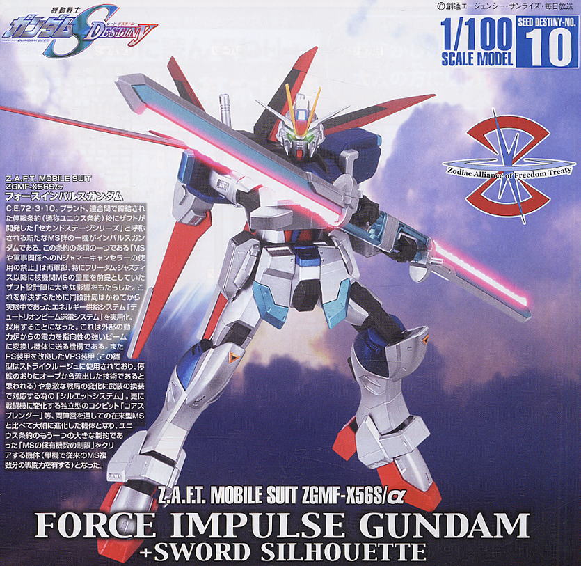 フォースインパルスガンダム + ソードシルエット エクストラフィニッシュ (1/100) (ガンプラ) 解説1