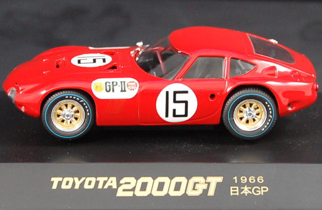 トヨタ 2000GT 1966 日本GP レッド #15 細谷 四方洋 (ミニカー) 商品画像1