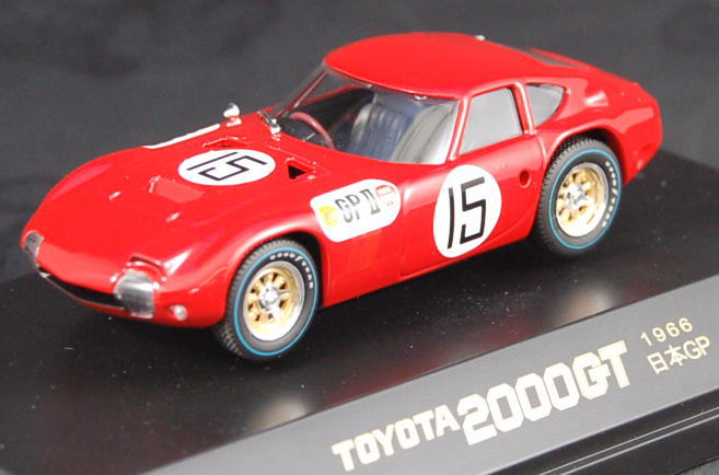 トヨタ 2000GT 1966 日本GP レッド #15 細谷 四方洋 (ミニカー) 商品画像2