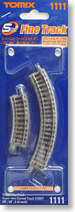 Fine Track Super-mini Curved Track C103 (F) (30 degree/ 60 degree, 2 of each) (Model Train)