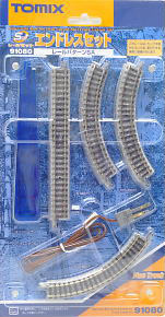 Fine Track Super-mini Rail Set Oval Layout Set (Track Layout SA) (Model Train)