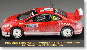 プジョー307 WRC フィンランドラリー2004ウイナー (No.5/M.グロンホルム) (ミニカー)