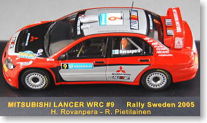 ミツビシ ランサー WRC (No.9/H.ロバンペラ/2005年スウェディッシュラリー) (ミニカー)