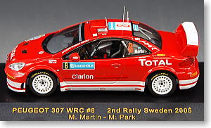 307 WRC (No.8/M.マーチン/2005年スウェデッシュラリー) (ミニカー)