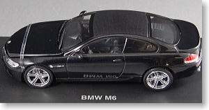 BMW M6 (E63/ブラック) エンジン付 1/43スケール (ミニカー)