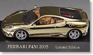 フェラーリ F430 (2005) ゴールドメッキ仕様 (ミニカー)