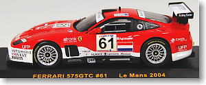 フェラーリ 575GTC 2004年ルマン24時間 (No.61) (ミニカー)