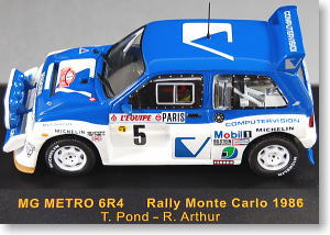 MG メトロ 6R4 CONPUTERVISION (1986年WRC モンテカルロ No.5) (ミニカー)