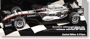マクラーレン メルセデス MP4/20 (英国GP 2005) J.P モントーヤ (ミニカー)