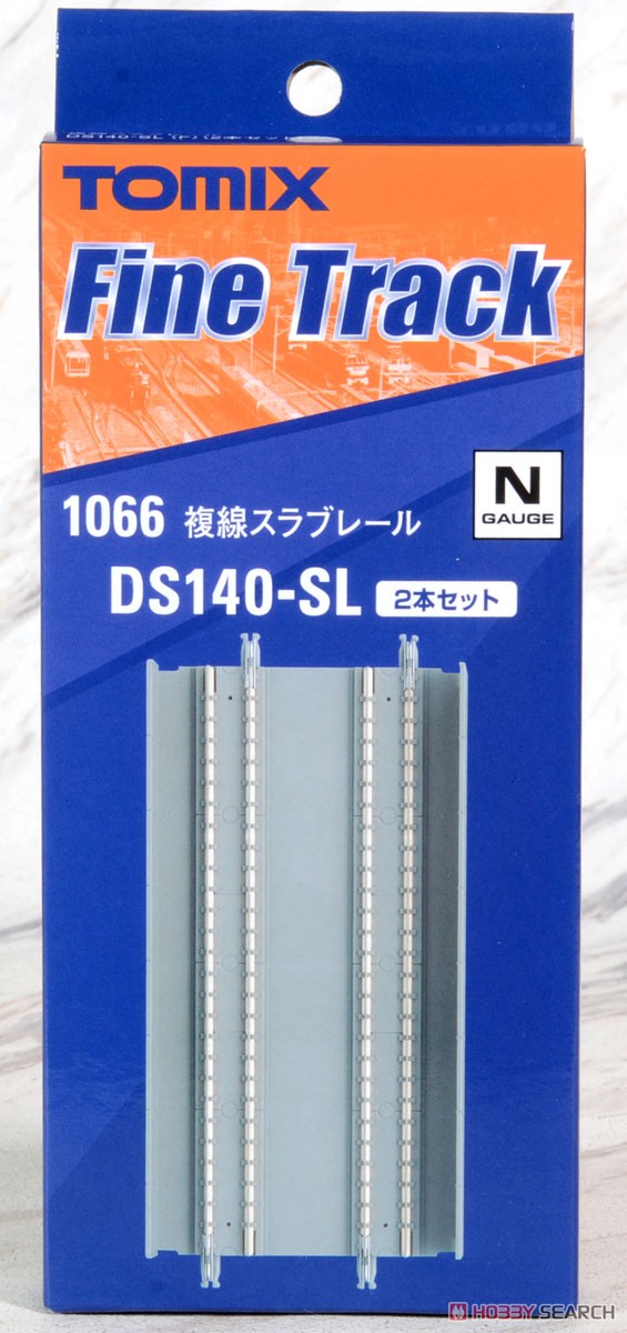 Fine Track (高架) 複線スラブレール DS140-SL (F) (2本セット) (鉄道模型) パッケージ1