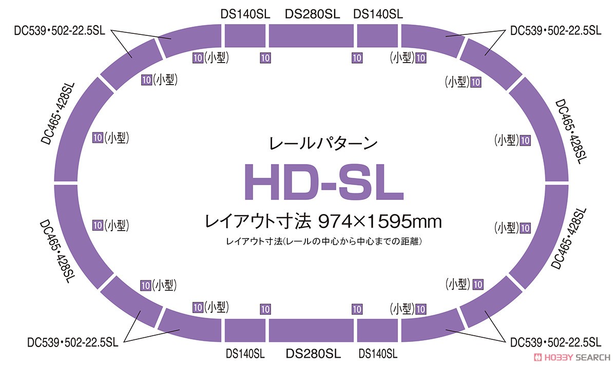 Fine Track 高架複線スラブ大円セット (レールパターンHD-SL) (鉄道模型) 解説4