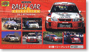 Rally Car Collection Mitsubishi (set of 12)