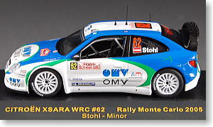 シトロエン クサラ WRC 2005 モンテカルロ No.62 (ミニカー)