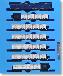 国鉄マニ30+コキ18000 冷蔵コンテナ (7両セット) (鉄道模型)