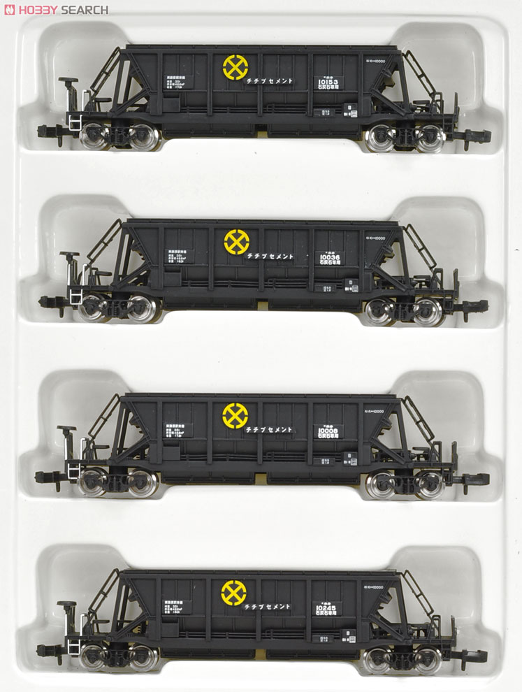 ホキ10000 三岐鉄道運用車 (4両セット) (鉄道模型) 商品画像7