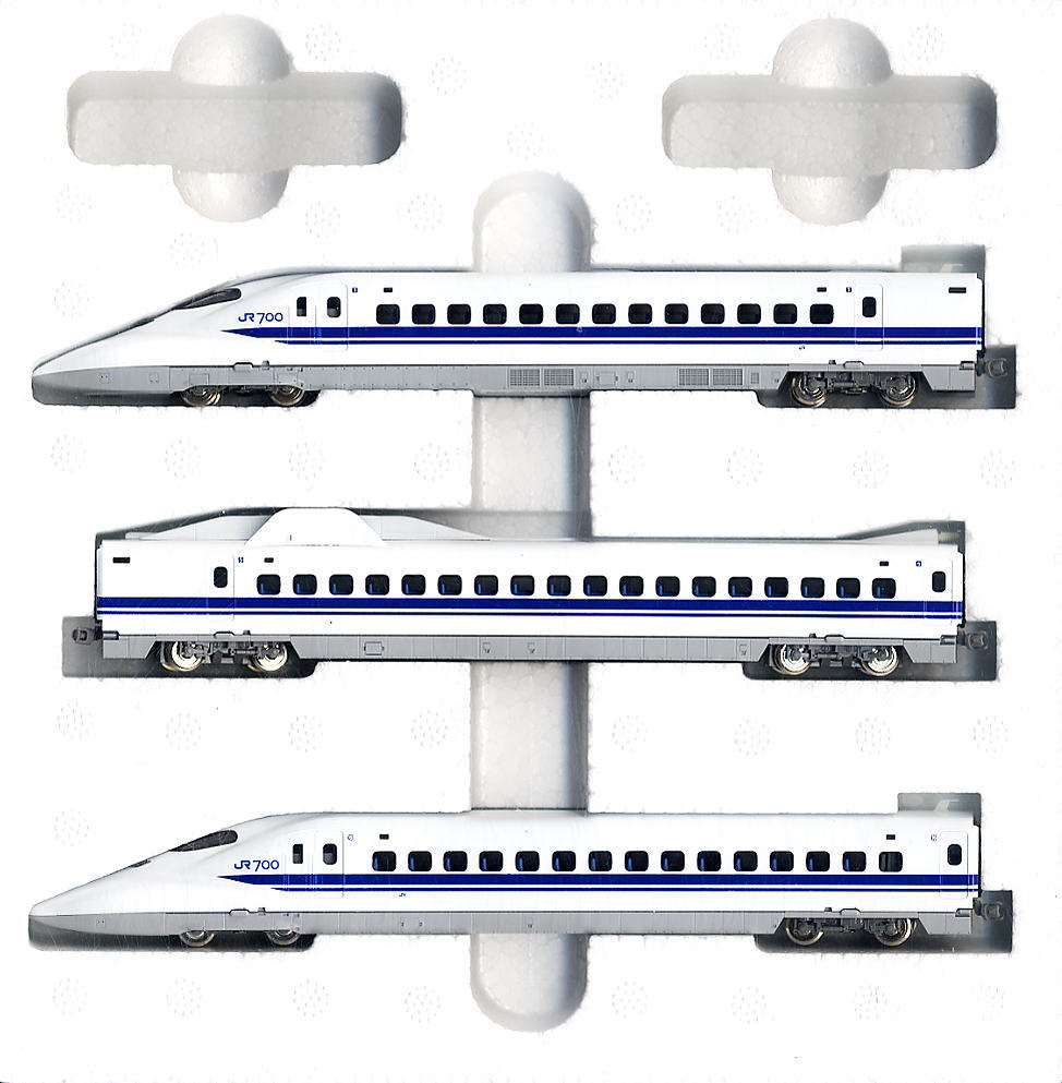 J.R. Series 700-3000 Tokaido/Sanyo Shinkansen `Nozomi` (Basic 3-Car Set) (Model Train) Item picture6