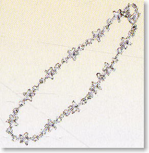 Star Motif Chain (Silver) (Fashion Doll)