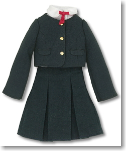 For 25cm Portoldam Junior High School Uniform Set (Dark Blue) (Fashion Doll)