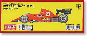 フェラーリ126C2 モナコGP`83 (レジン・メタルキット)