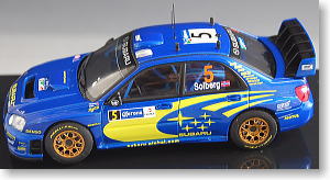 スバル インプレッサ WRC 2005 #5 ラリー・メキシコ優勝車 (P.ソルベルグ) (ミニカー)